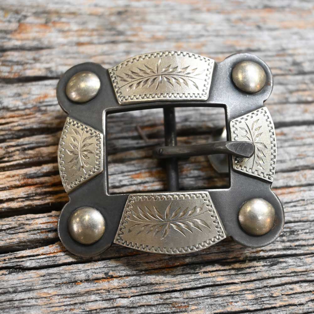 Sliver Mounted Headstall Buckle by TURNER _CA997 Tack - Conchos & Hardware Larry Turner   