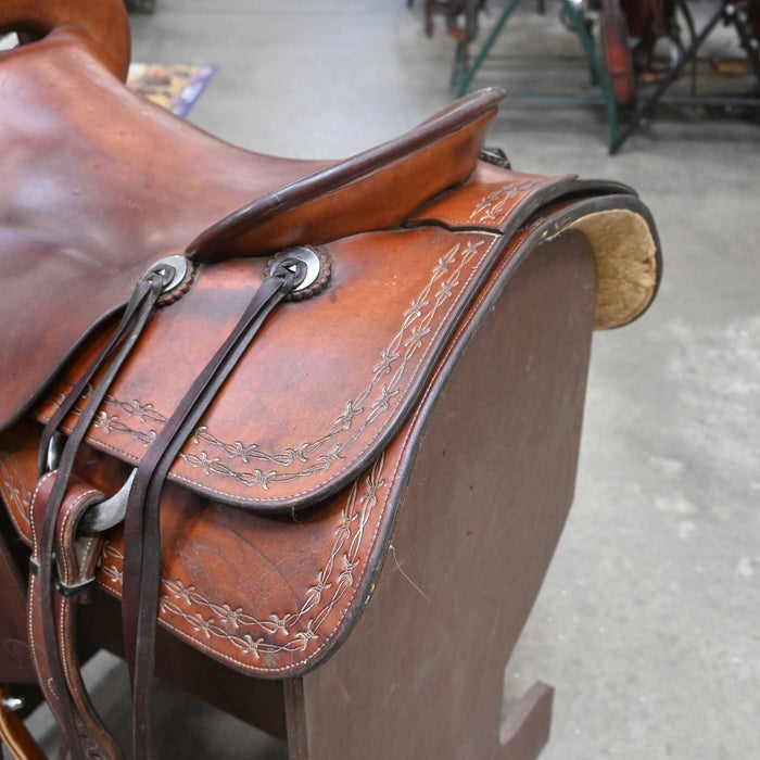 16.5" USED ROO HIDE CUTTING SADDLE