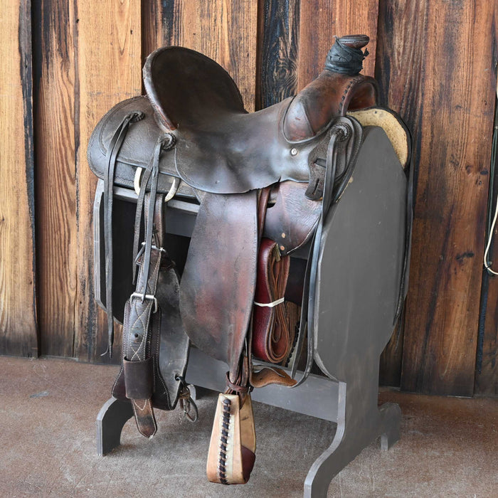 15.5" USED RICHARD OLIVER RANCH SADDLE