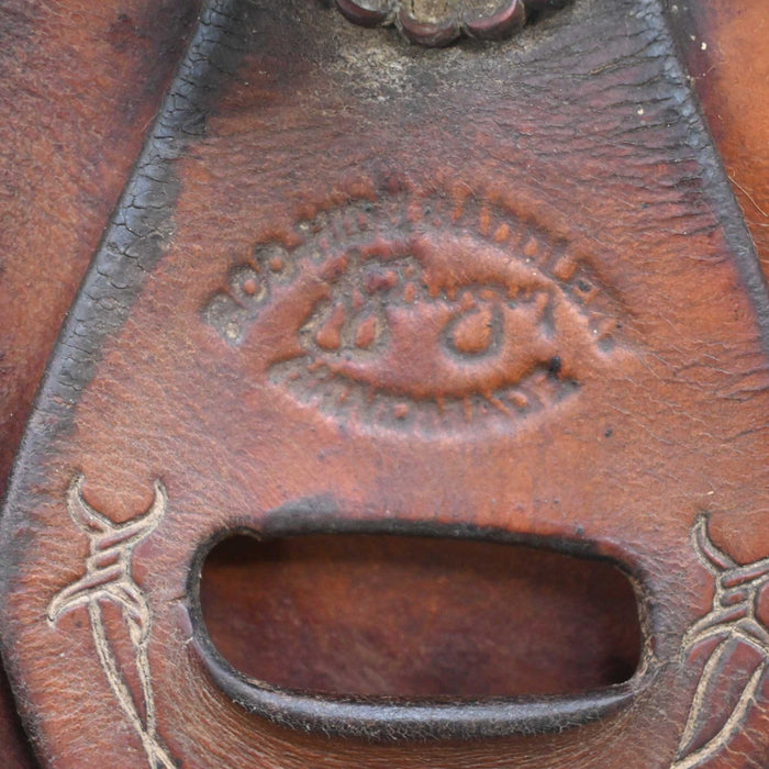 16.5" USED ROO HIDE CUTTING SADDLE