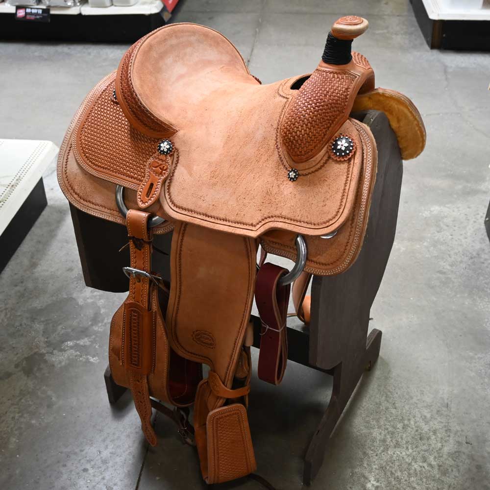 13.5" PATRICK SMITH ROPING SADDLE Saddles Patrick Smith   