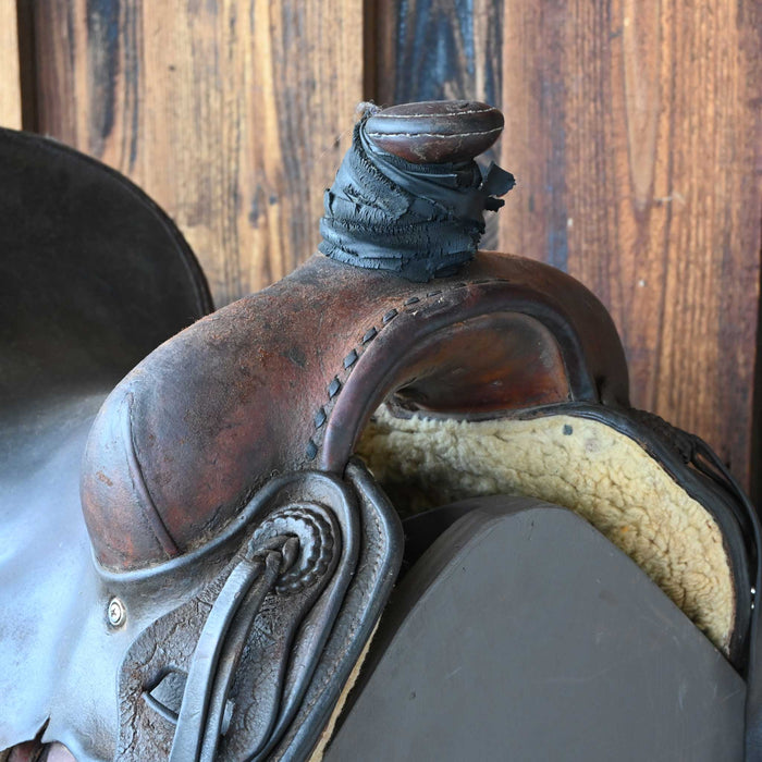 15.5" USED RICHARD OLIVER RANCH SADDLE
