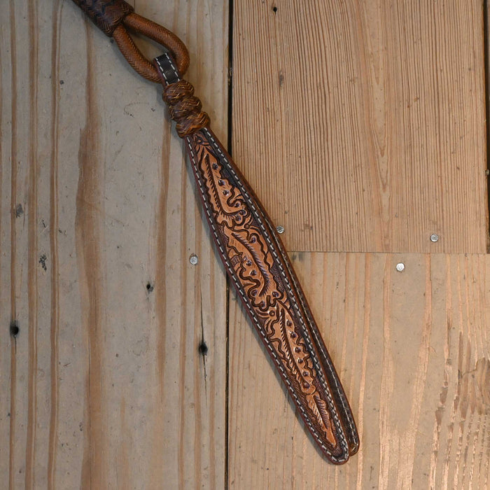 Hand Braided 110" Rawhide Romel Reins