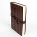 Small Basketweave Leather Journal - Large HOME & GIFTS - Gifts Two's Company
