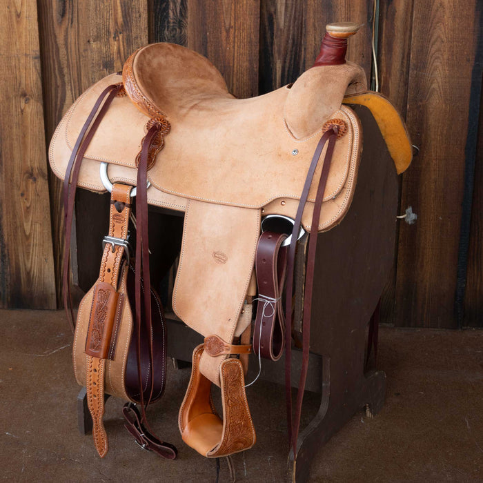 15.5" TESKEY'S TEAM ROPING SADDLE