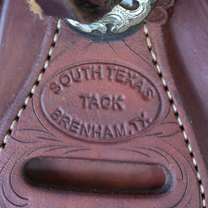 17" USED SOUTH TEXAS TACK CUTTING SADDLE