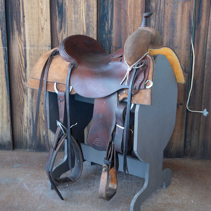 16" USED AUSTIN VALIMONT RANCH CUTTER SADDLE