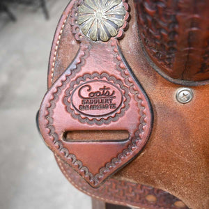 14.5" USED COATS BARREL SADDLE Saddles Coats Saddlery   