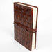 Large Basketweave Leather Journal - Large HOME & GIFTS - Gifts Two's Company