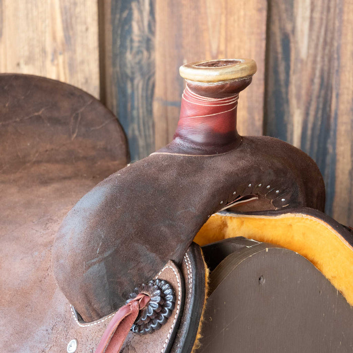 15.5" TESKEY'S TEAM ROPING SADDLE