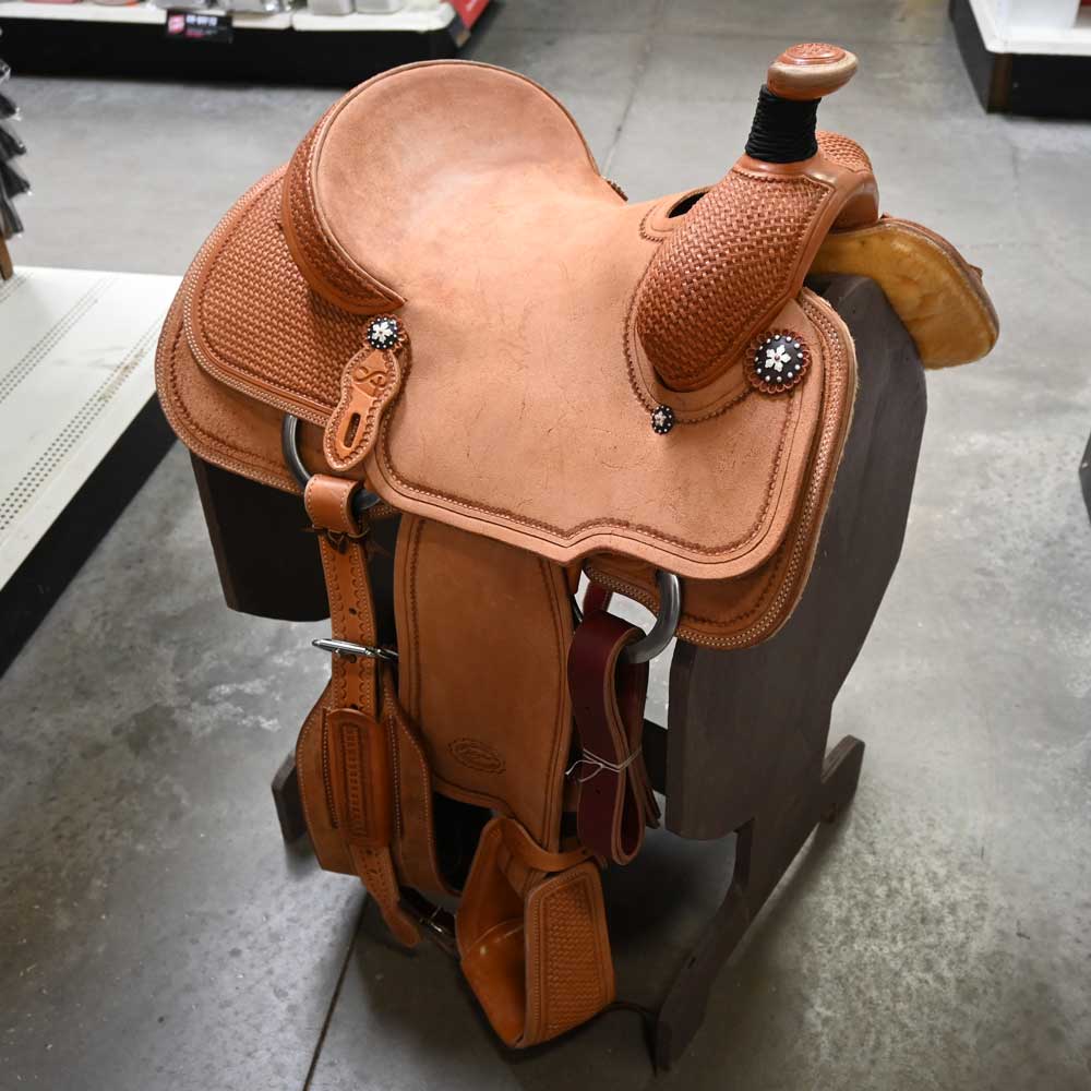 14" PATRICK SMITH ROPING SADDLE Saddles Patrick Smith   