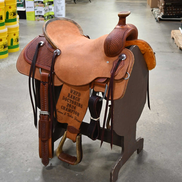 17.5" USED TESKEY'S RANCH SADDLE