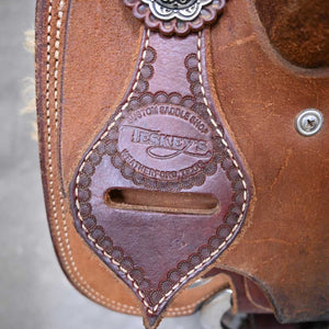 15.5" USED TESKEY'S CALF ROPING SADDLE Saddles TESKEY'S SADDLERY LLC   