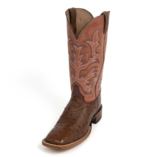 Justin Women's Piper Brown Ostrich Boot WOMEN - Footwear - Boots - Exotic Boots Justin Boot Co.