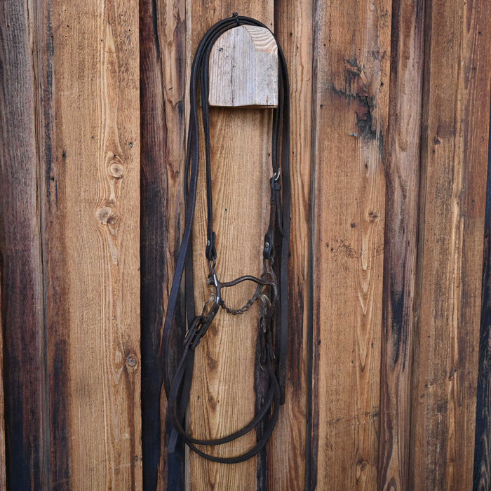 EJ Freeman Low Port Bridle Rig w/Split Ear Headstall