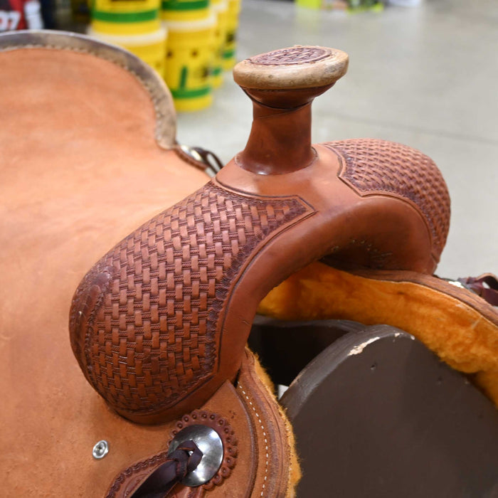 17.5" USED TESKEY'S RANCH SADDLE