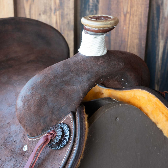 15" TESKEY'S TEAM ROPING SADDLE