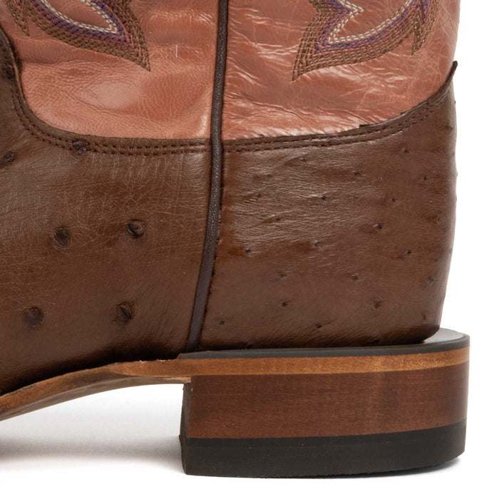 Justin Women's Piper Brown Ostrich Boot WOMEN - Footwear - Boots - Exotic Boots Justin Boot Co.
