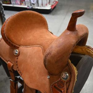 14.5" TESKEY'S BARREL SADDLE Saddles TESKEY'S SADDLERY LLC   