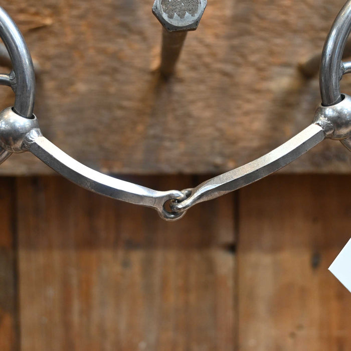 Flaharty Locked O-Ring Hexagon Snaffle Bit