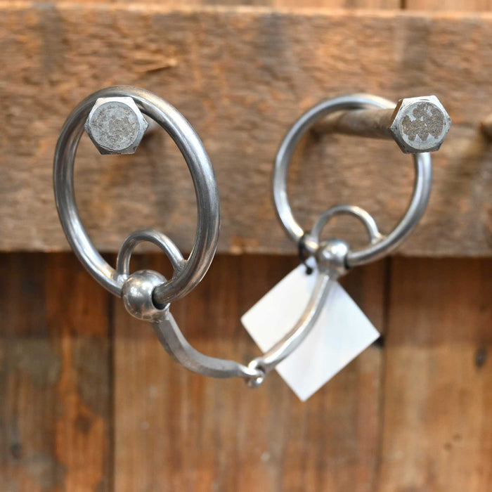 Flaharty Locked O-Ring Hexagon Snaffle Bit