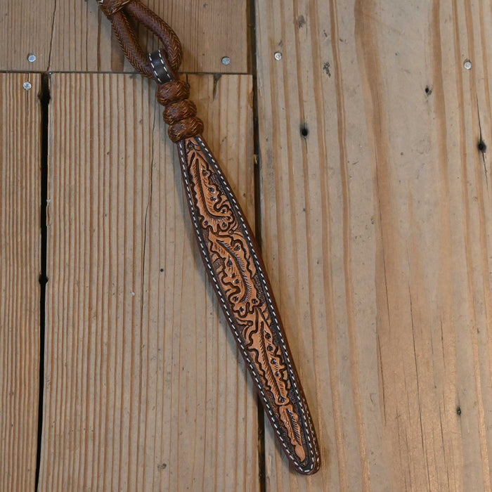 Hand Braided 110" Rawhide Romel Reins
