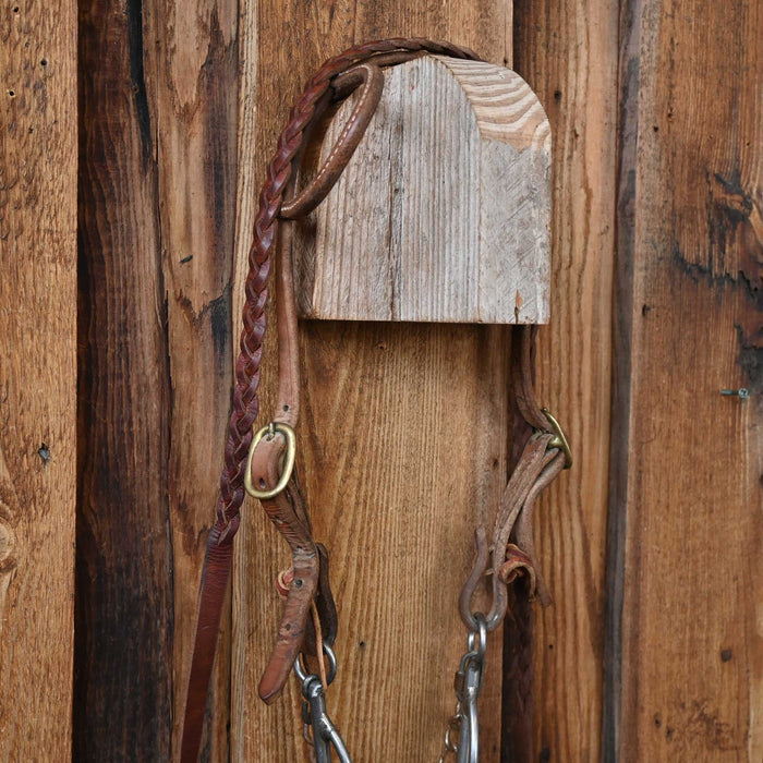 Smooth Snaffle Gag Bridle Rig w/Single Ear Headstall