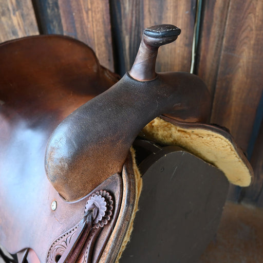 16" USED JEFF SMITH CUTTING SADDLE Saddles - Used Jeff Smith