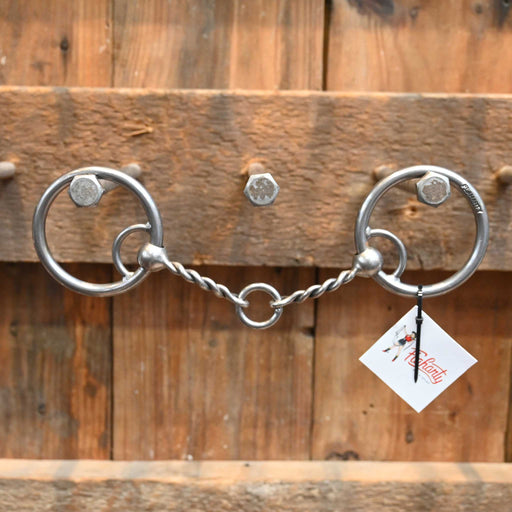 Flaharty Locked Twisted Wire Life Saver Snaffle Bit Tack - Bits Flaharty
