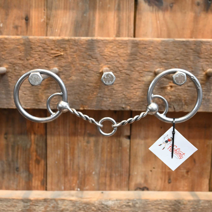 Flaharty Locked Twisted Wire Life Saver Snaffle Bit Tack - Bits Flaharty