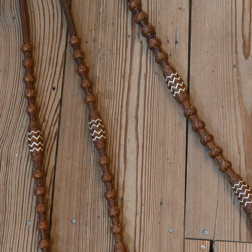 Hand Braided 110" Rawhide Romel Reins Tack - Reins misc
