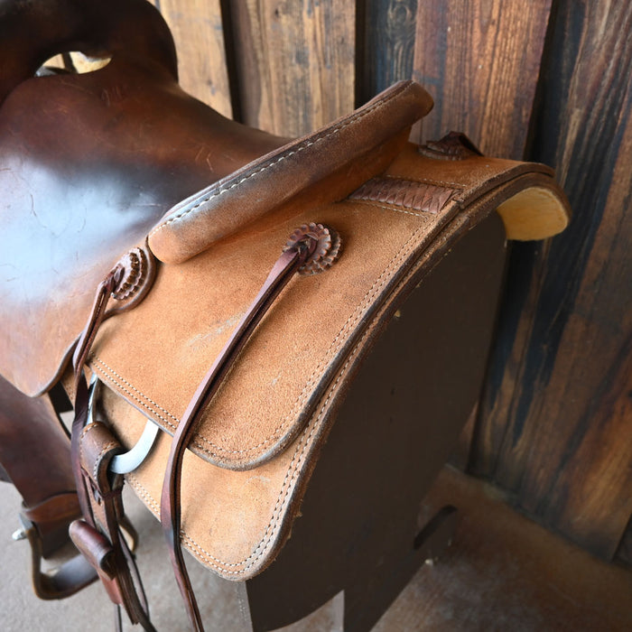 16" USED JEFF SMITH CUTTING SADDLE Saddles - Used Jeff Smith