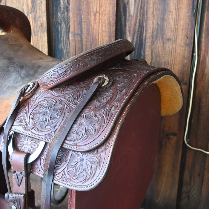 15.5" USED JEFF SMITH CUTTING SADDLE