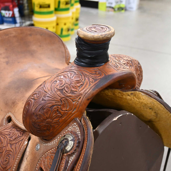 15" USED TESKEY'S RANCH SADDLE