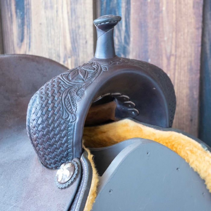 13.5" USED MARTIN CROWN C BARREL SADDLE