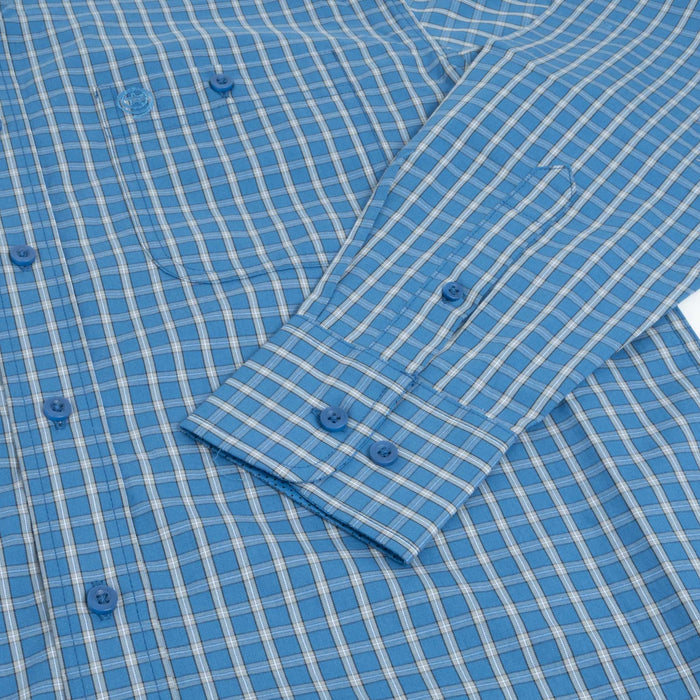 Wrangler Men's George Straight Relaxed Fit Plaid Button Down Shirt MEN - Clothing - Shirts - Long Sleeve Wrangler
