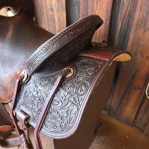 15" USED JEFF SMITH BARREL SADDLE Saddles Jeff Smith