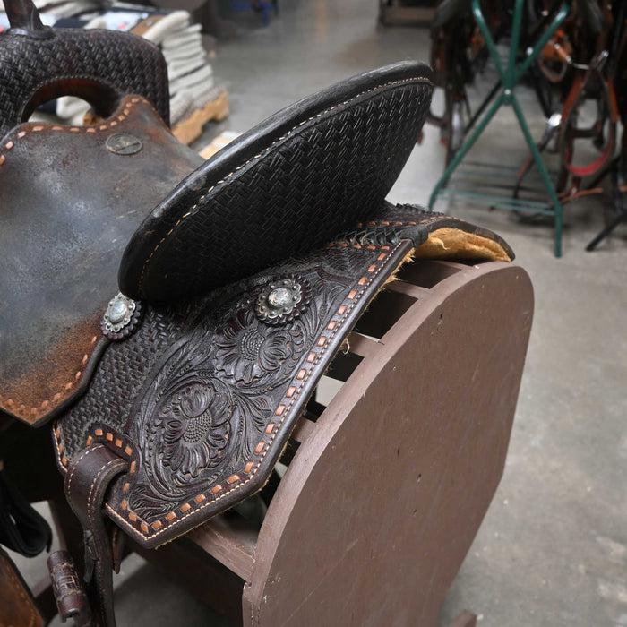 15" USED SEVEN BARREL SADDLE Saddles - Used Seven Saddle