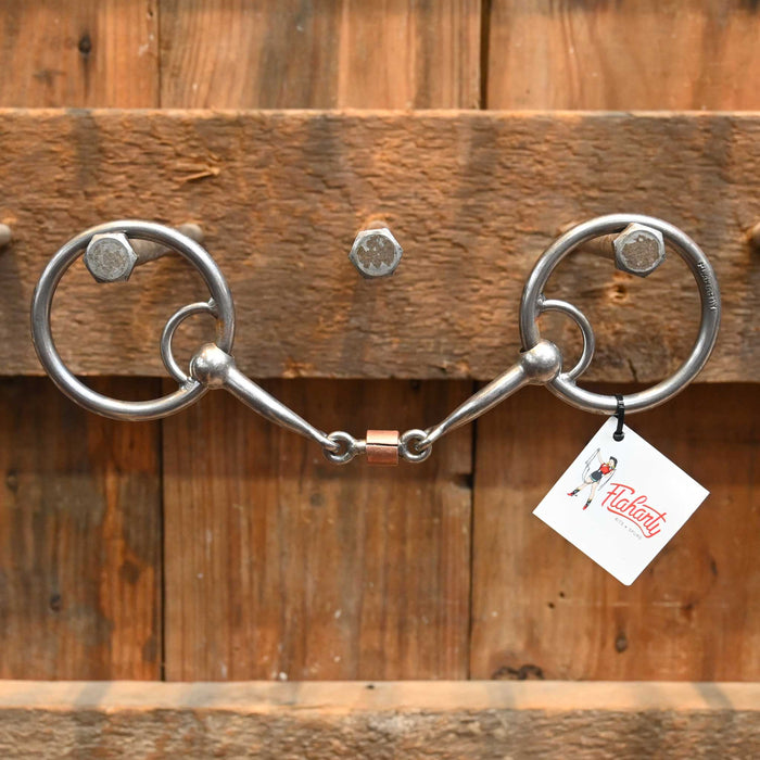 Flaharty Locked O-Ring Smooth Dogbone w/ Roller Bit Tack - Bits Flaharty