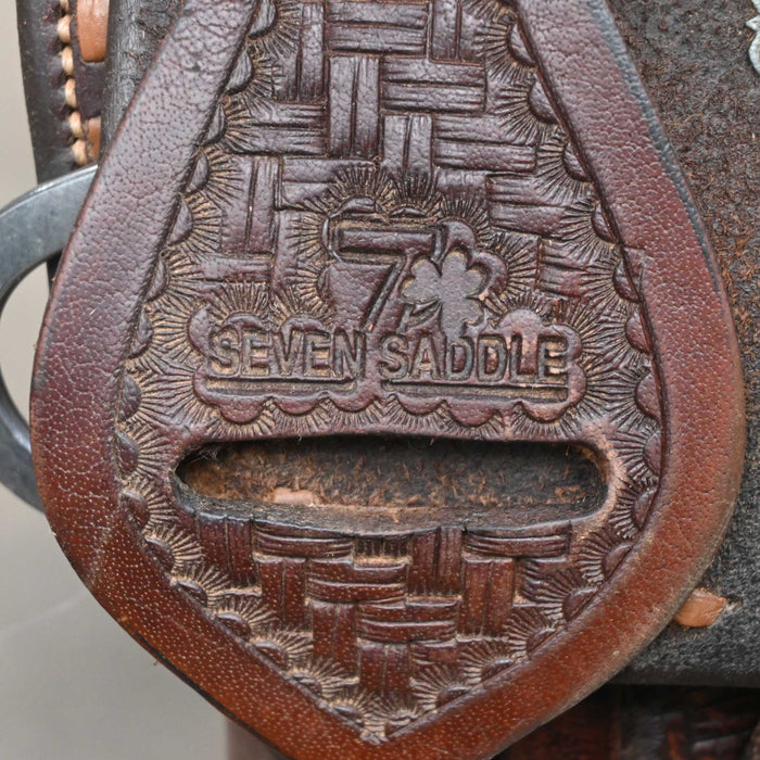 15" USED SEVEN BARREL SADDLE Saddles - Used Seven Saddle