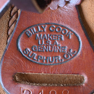 15.5" USED BILLY COOK WADE SADDLE Saddles - Used Billy Cook