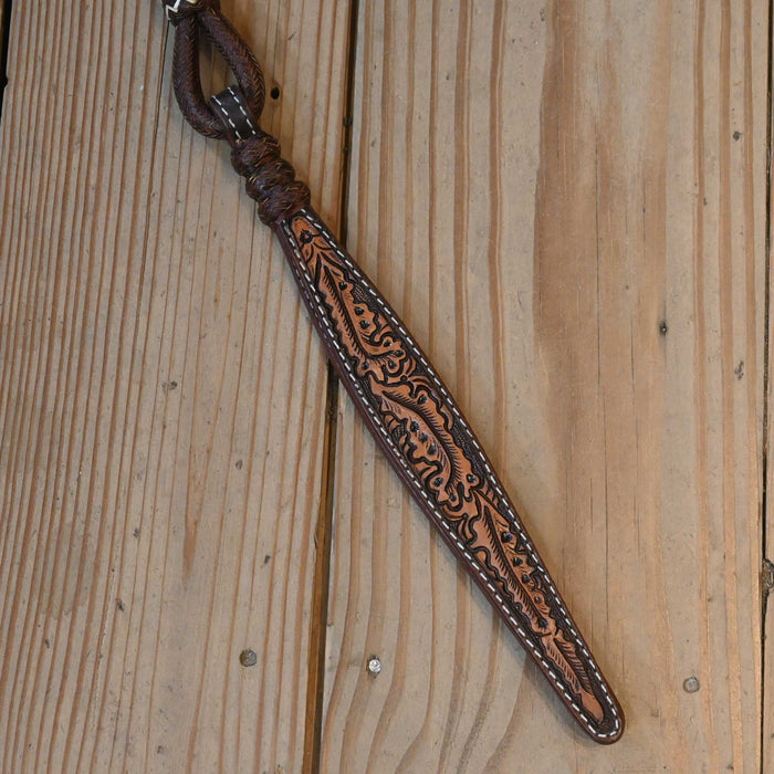 Hand Braided 110" Rawhide Romel Reins