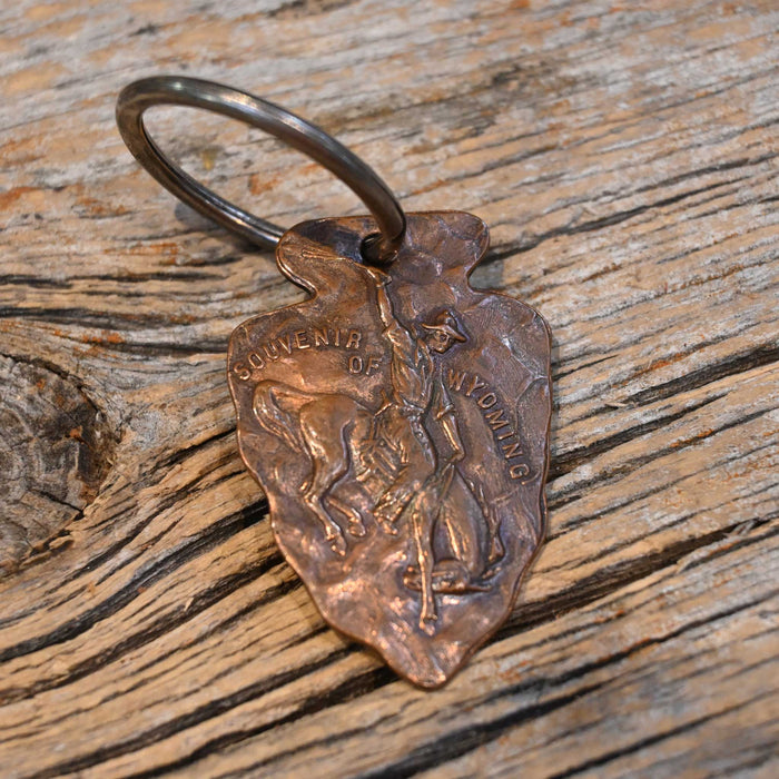 1950's Solid Copper Arrowhead Key Chain