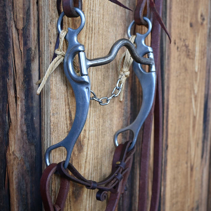 Dennis Moreland Solid Port Bridle Rig w/Single Ear Headstall