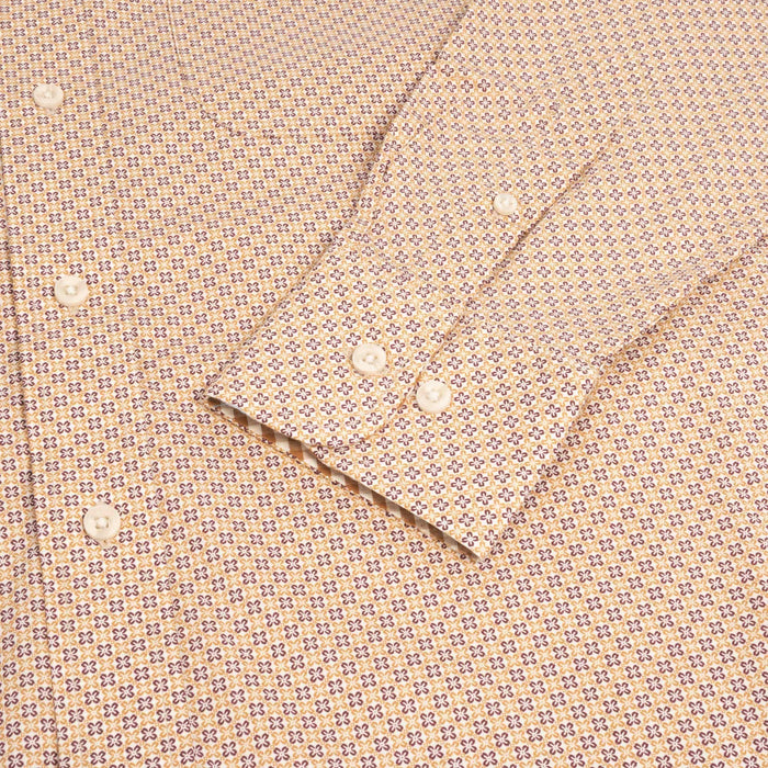 Wrangler Men's George Straight Relaxed Fit Geo Print Button Down Shirt MEN - Clothing - Shirts - Long Sleeve Wrangler