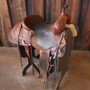 16" USED JEFF SMITH CUTTING SADDLE Saddles Jeff Smith