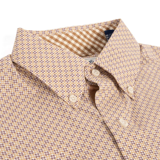 Wrangler Men's George Straight Relaxed Fit Geo Print Button Down Shirt MEN - Clothing - Shirts - Long Sleeve Wrangler