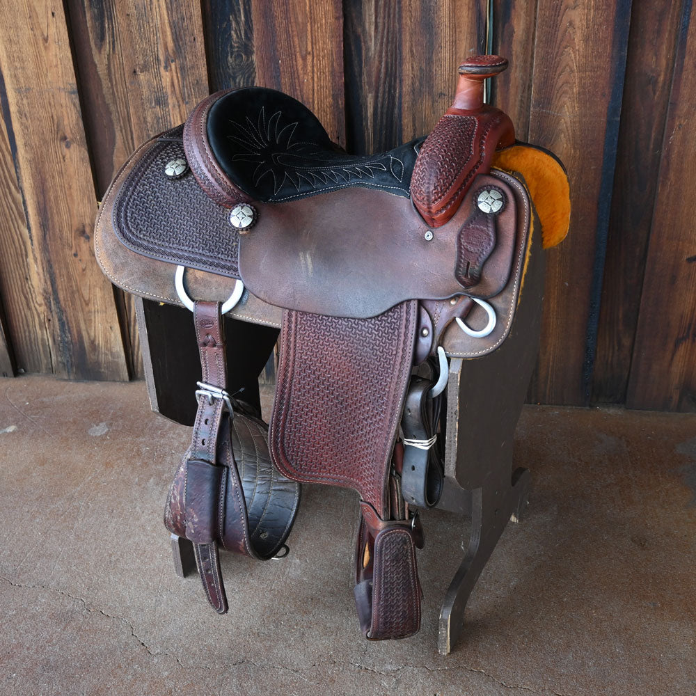 14.5" USED COATS ROPING SADDLE
