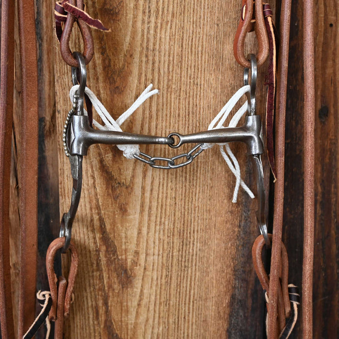 Vaudrey Edge Smooth Snaffle Bridle Rig w/Single Ear Headstall