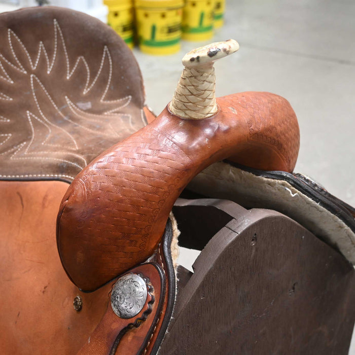 15" USED HR BARREL SADDLE Saddles - Used HR SADDLES
